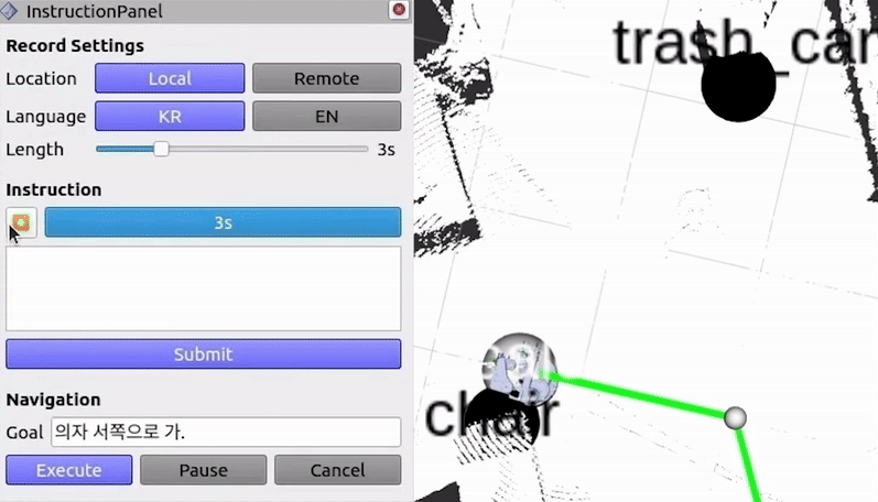 Voice-based Robot Navigation